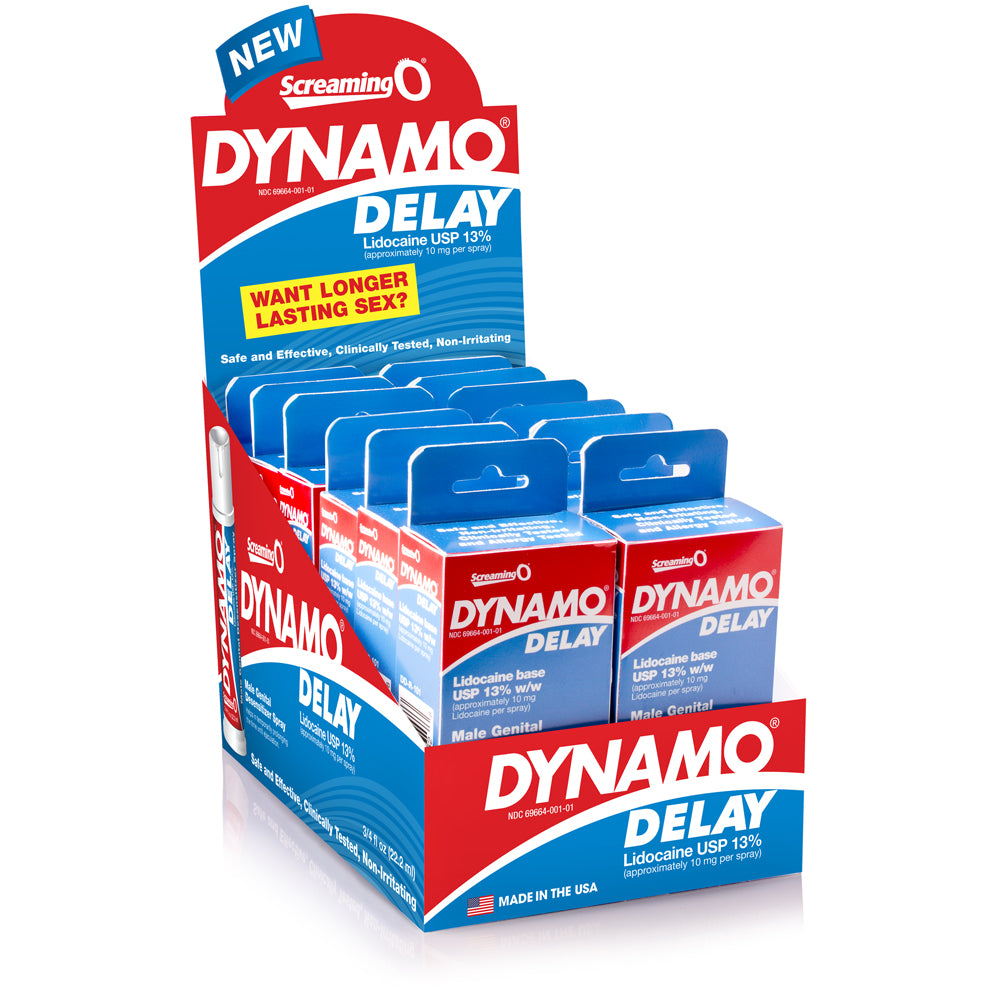 Dynamo Delay Spray - 12 Count Display DD-R12-110D