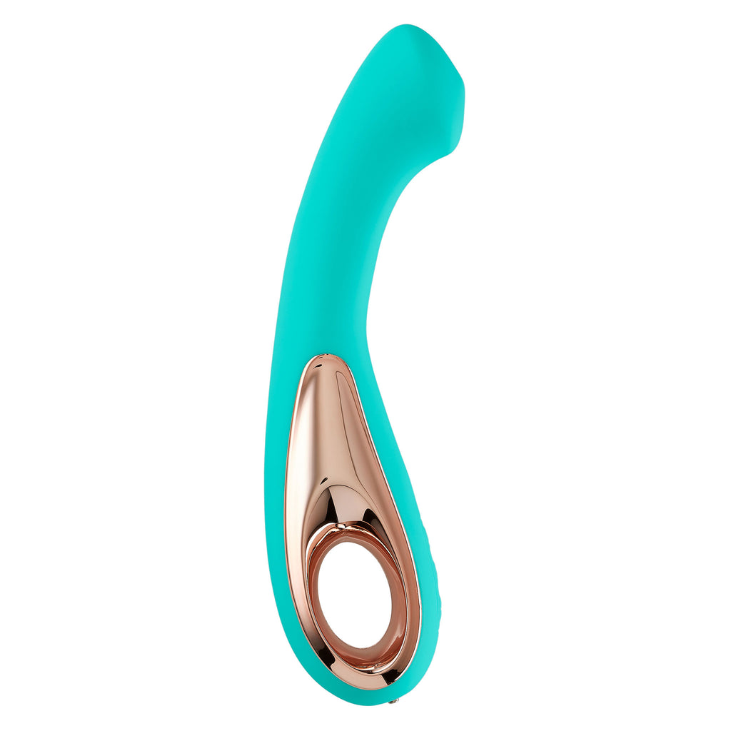 Pro Sensual Roller Touch Tri-Function G-Spot Curved Form - Teal WTC940