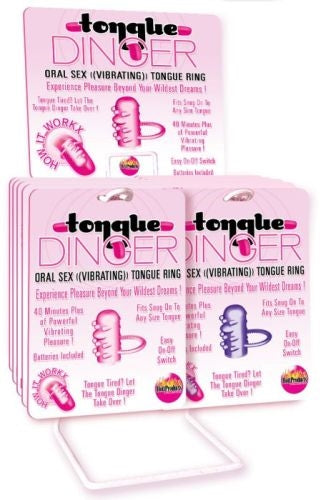 Tongue Dinger - 12 Piece Display - Purple/ Pink HTP2172-D