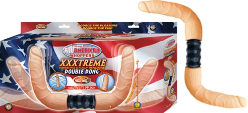 Latin American Whoppers Extreme Vibrating and  Fully Bendable Dong - Flesh NW2376-1