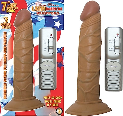 Latin American Whoppers 7inch Vibrating Dong NW2304