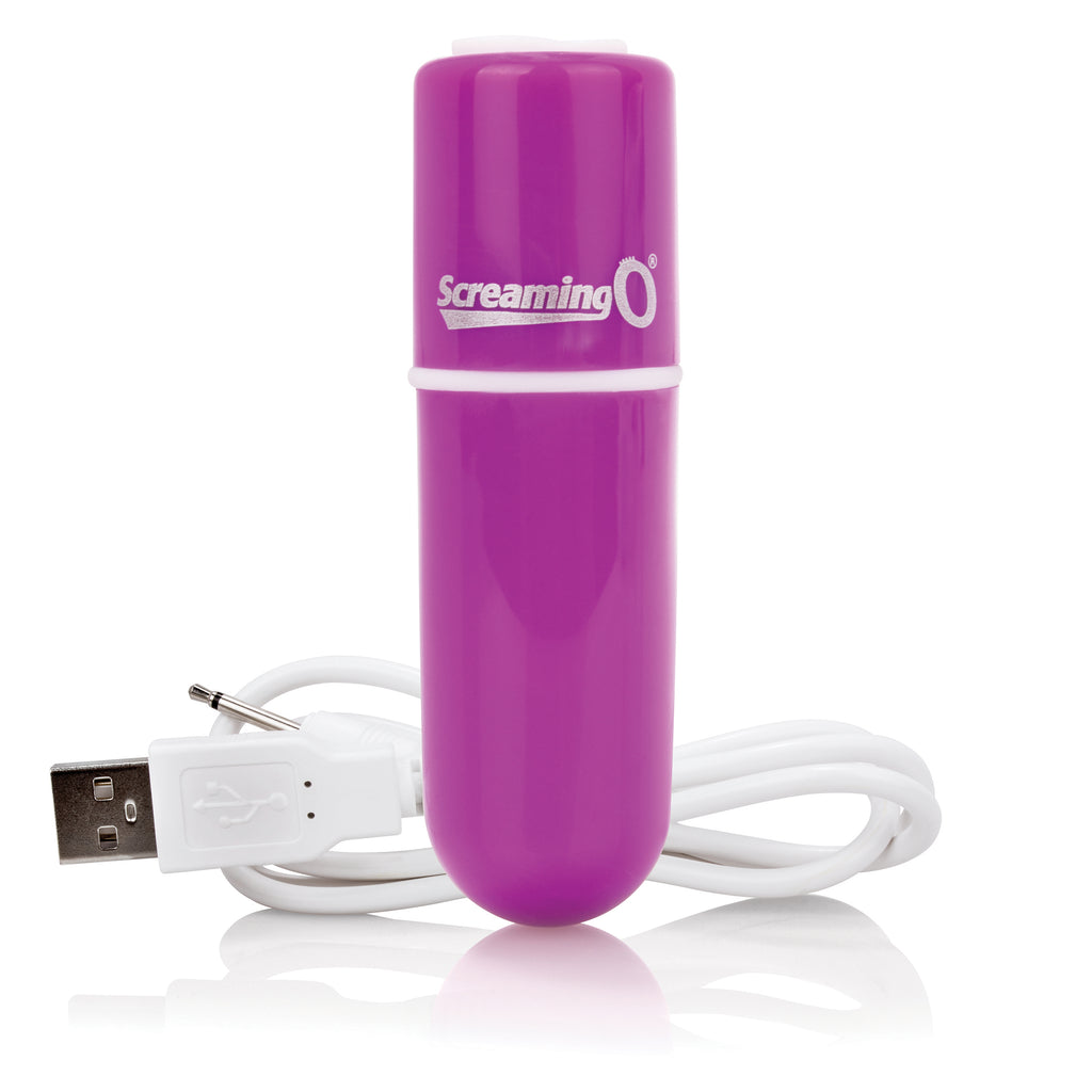 Charged Vooom Rechargeable Bullet Vibe - Purple AMV-PU-101E