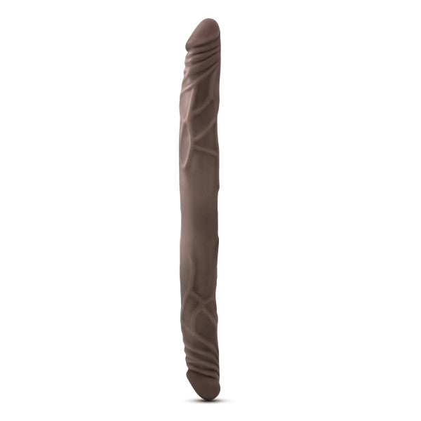 Dr. Skin - 14 Inch Double Dildo - Chocolate BL-29796