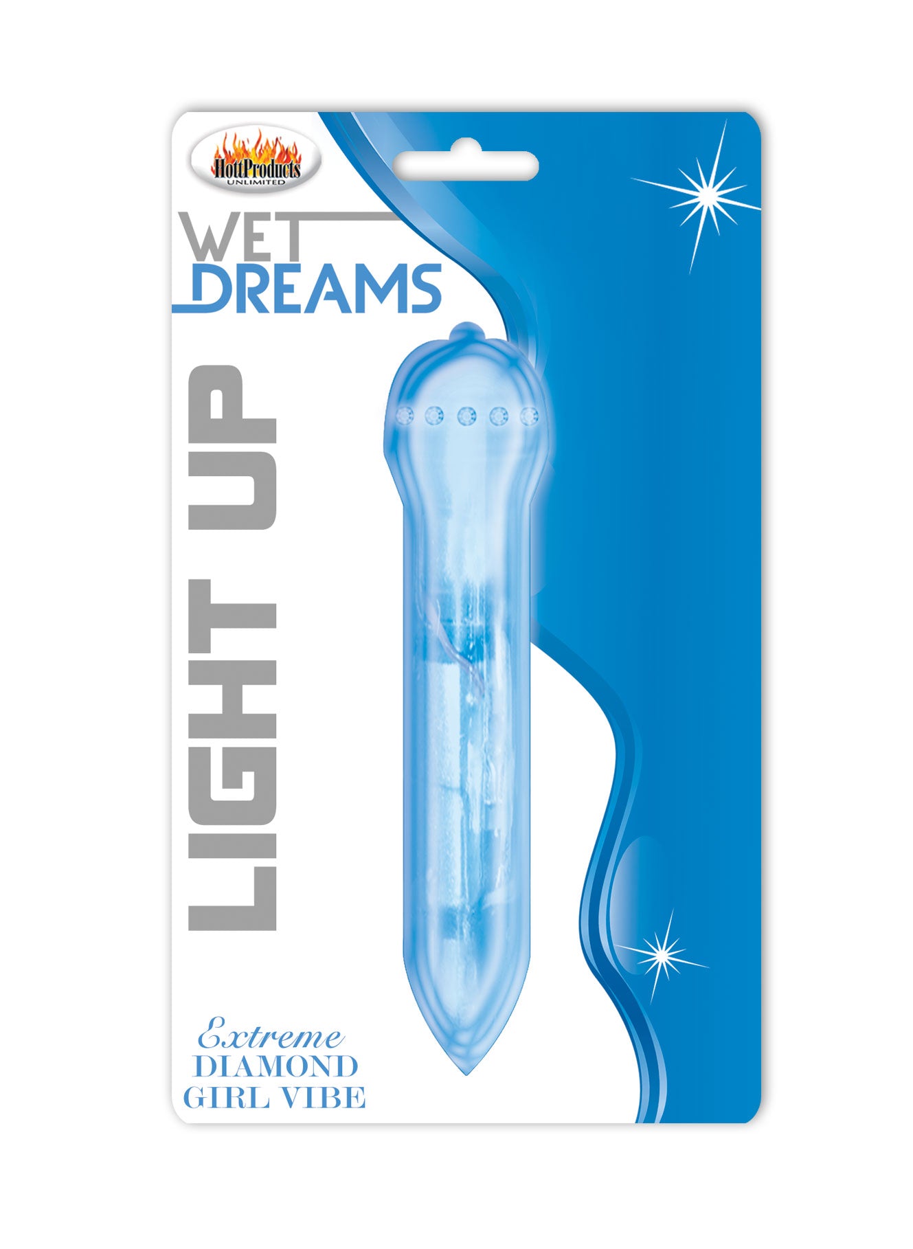 Wet Dreams Light Up Extreme Diamond Girl Vibe -  Blue HTP2783