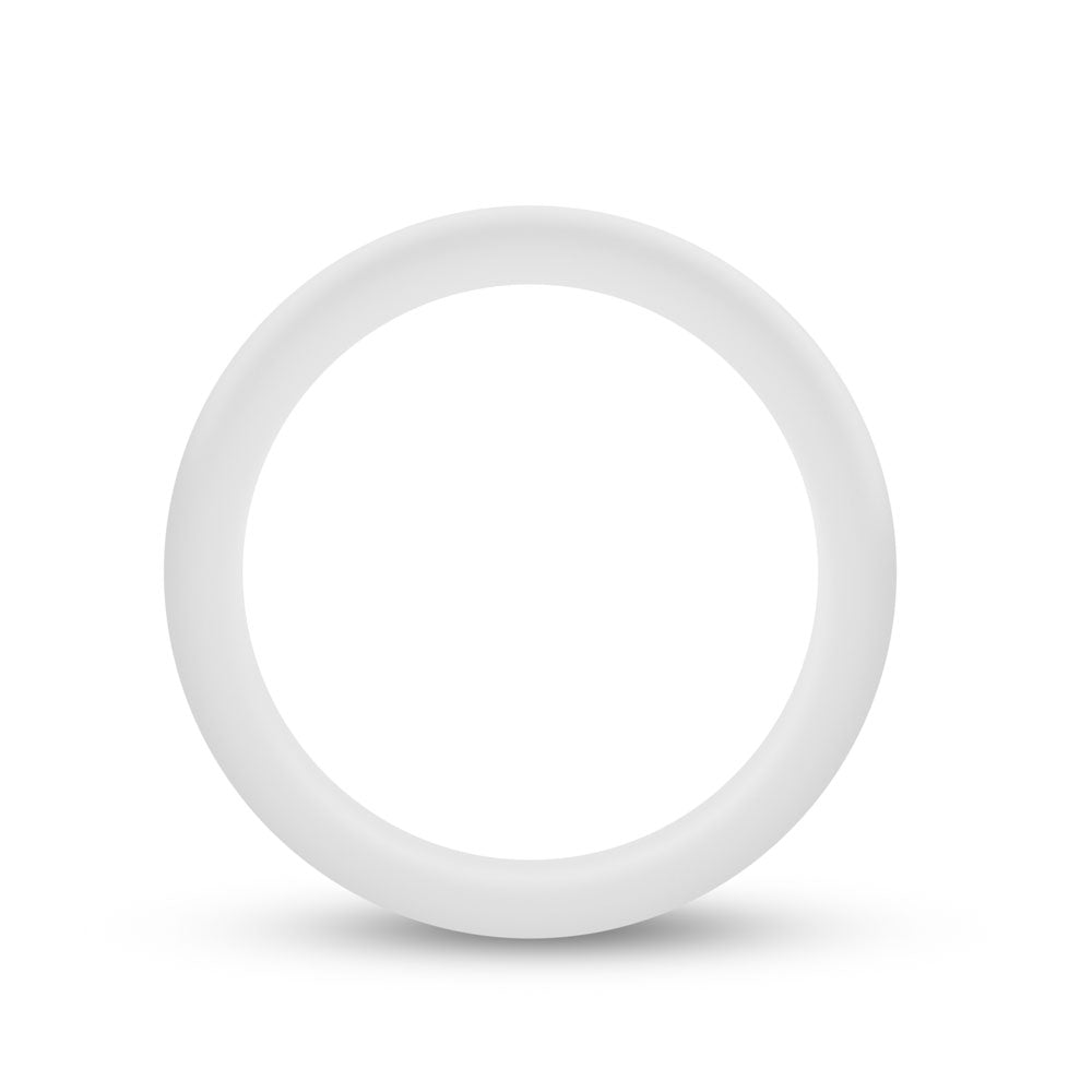 Performance - Silicone Glo Cock Ring - White  Glow BL-91166