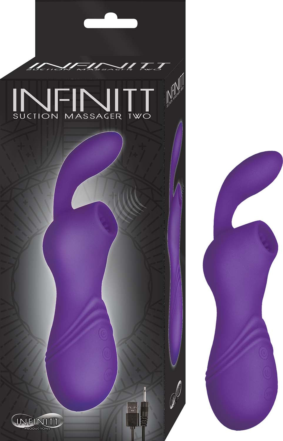 Infinitt Suction Massager Two - Purple NW2825-2