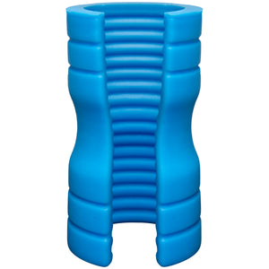 Optimale  - Truskyn  Silicone Stroker - Ribbed -  Blue DJ0694-02-BX