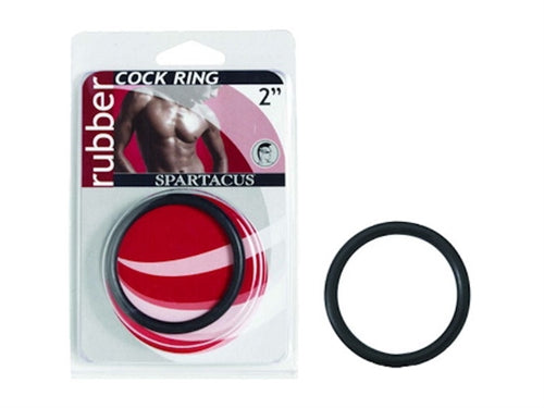 Rubber Cock Ring 2 - Black BSPR-13