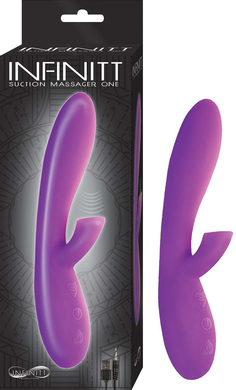 Infinitt Suction Massager One - Purple NW2824-2