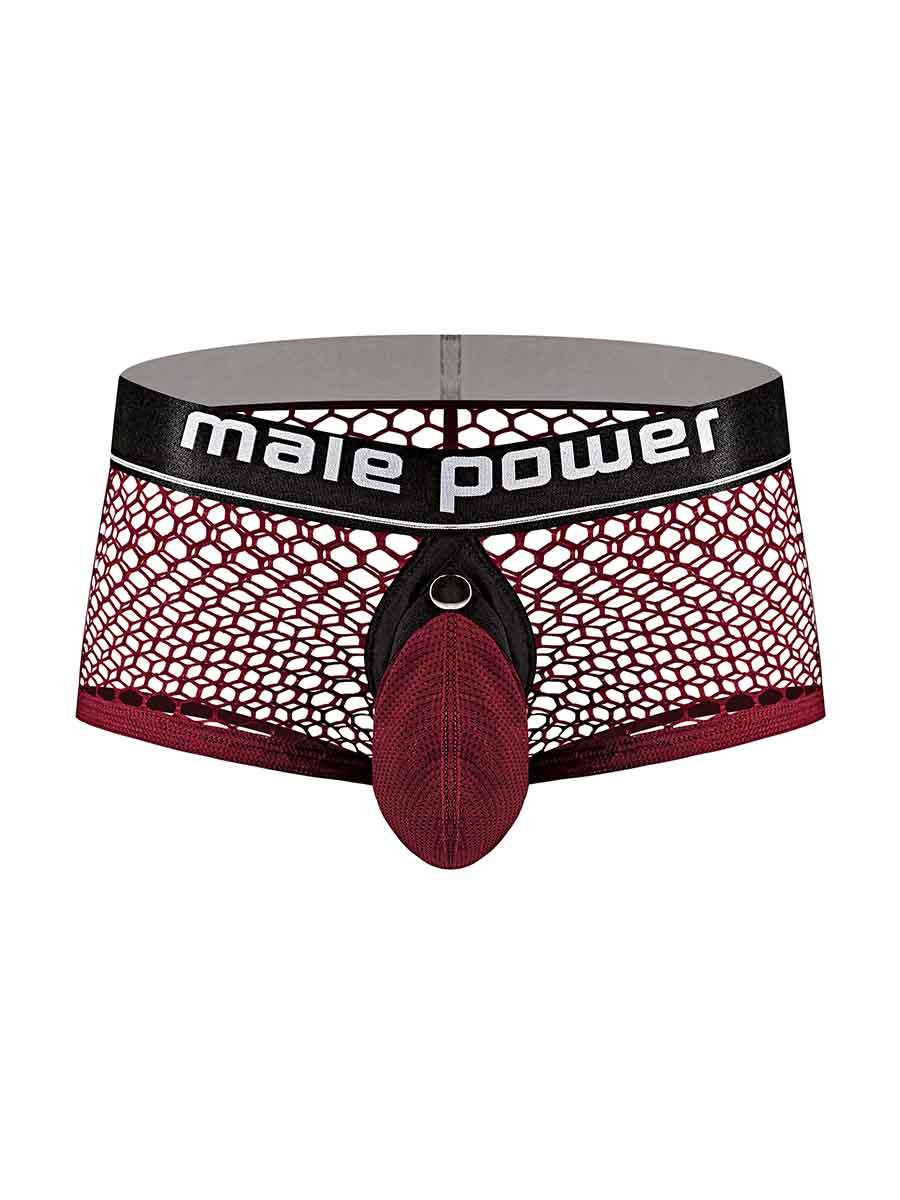 Cock Pit Net Mini Cock Ring Short - Small - Burgundy MP-120260BNSL
