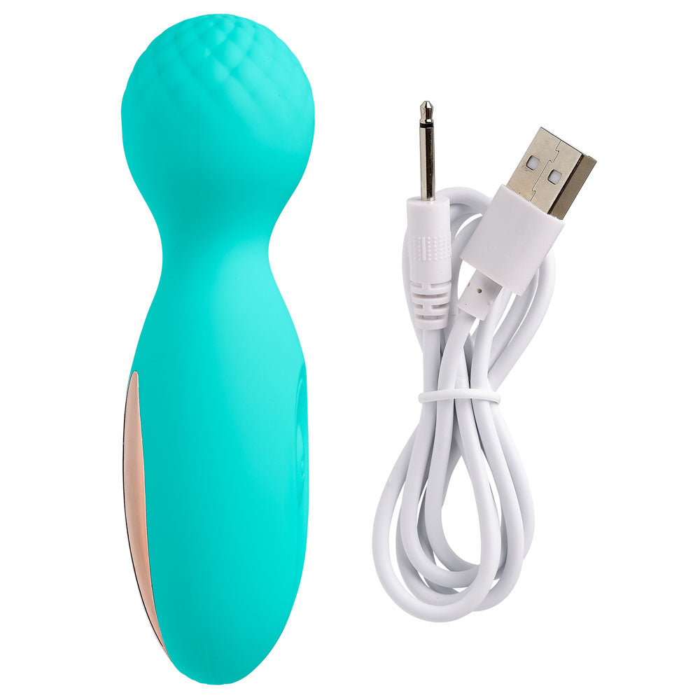 Cloud 9 Health and Wellness Flexi-Massager Rechargeable Wand - Teal WTC911