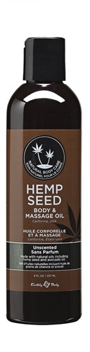 Hemp Seed Massage Oil - 8 Fl. Oz. - Unscented EB-MAS008