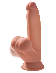 7 Inch Triple Density Cock With Swinging Balls -  Tan PD5730-22