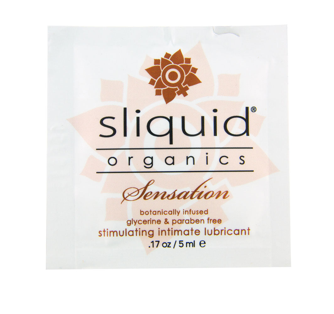Sliquid Organics Sensation - 200 Count Case - .17 Oz./ 5ml Foils SLIQ093